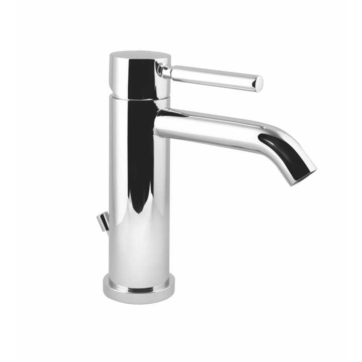 Håndvaskarmatur etgrebs – 23110 Capri | Krom, messing, sort, nikkel