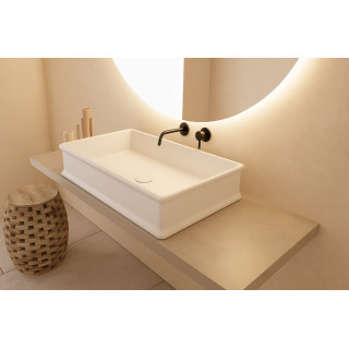Charme porcelain washbasin | Elegant rectangular basin