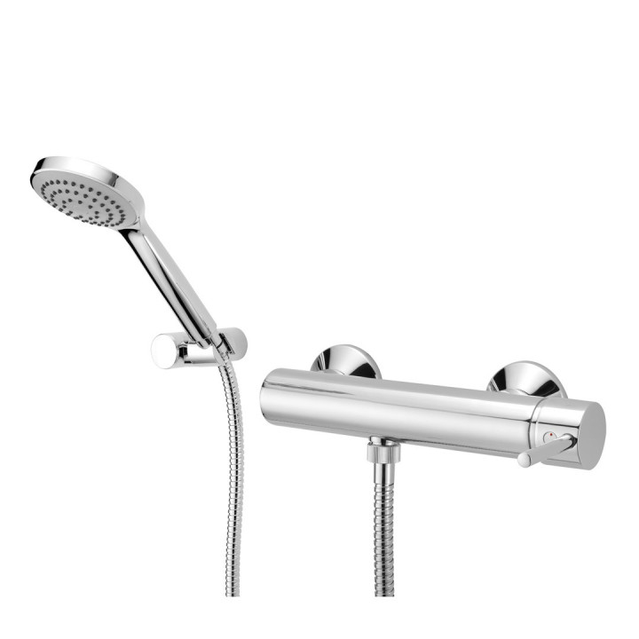 Shower mixer 36140 Lipari | Wall-mounted chrome mixer