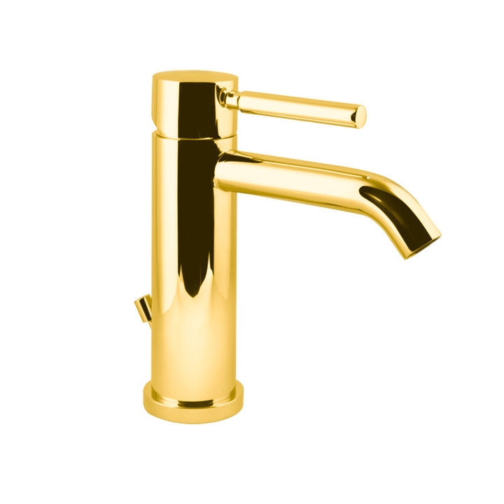 Håndvaskarmatur etgrebs – 23110 Capri | Krom, messing, sort, nikkel