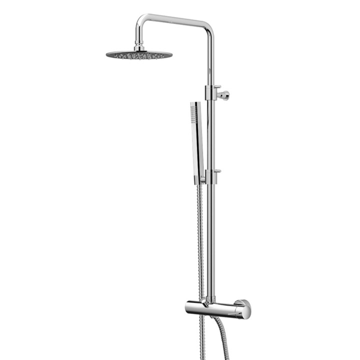 Shower system 45186 Porto Cervo | Rain & hand shower in 4 finishes