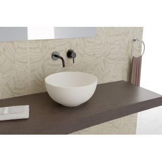 Sky porcelain washbasin | Round countertop basin for modern bathroom