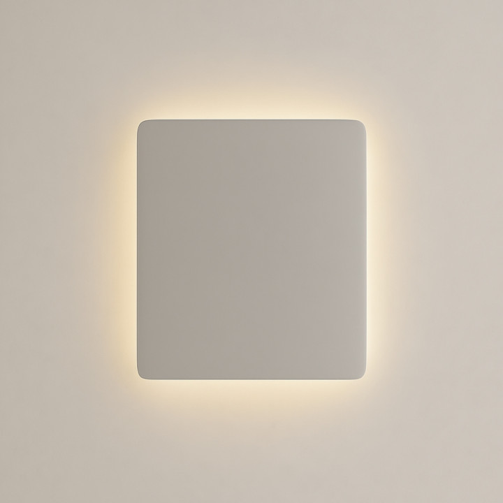 Mirror Square backlit 60 cm | LED bathroom mirror in modern design