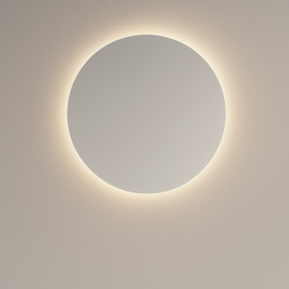 Round Backlit Mirror | LED bathroom mirror in modern Scandinavian design